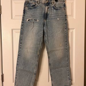 Zara distressed jeans